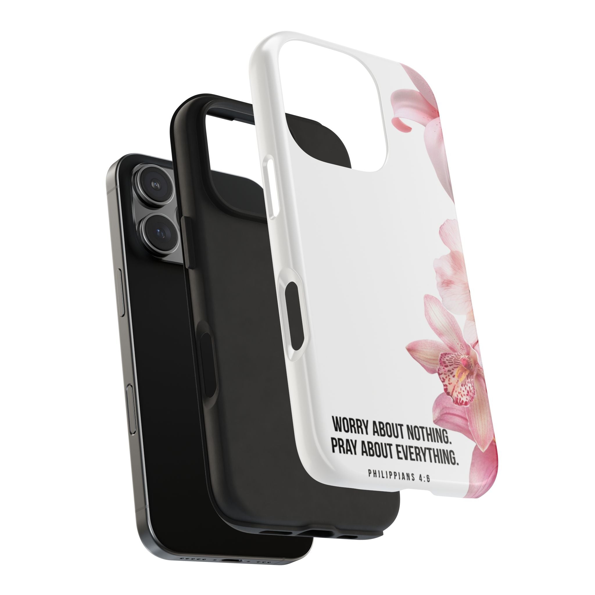 Worry About Nothing White- Phone Case