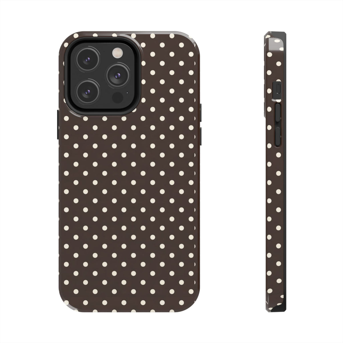 Brown Polka Dot - Phone Cases