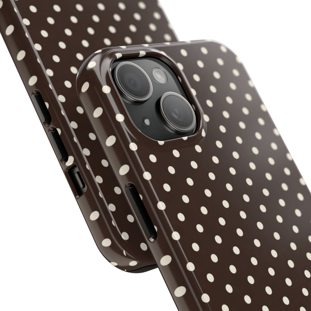 Brown Polka Dot - Phone Cases