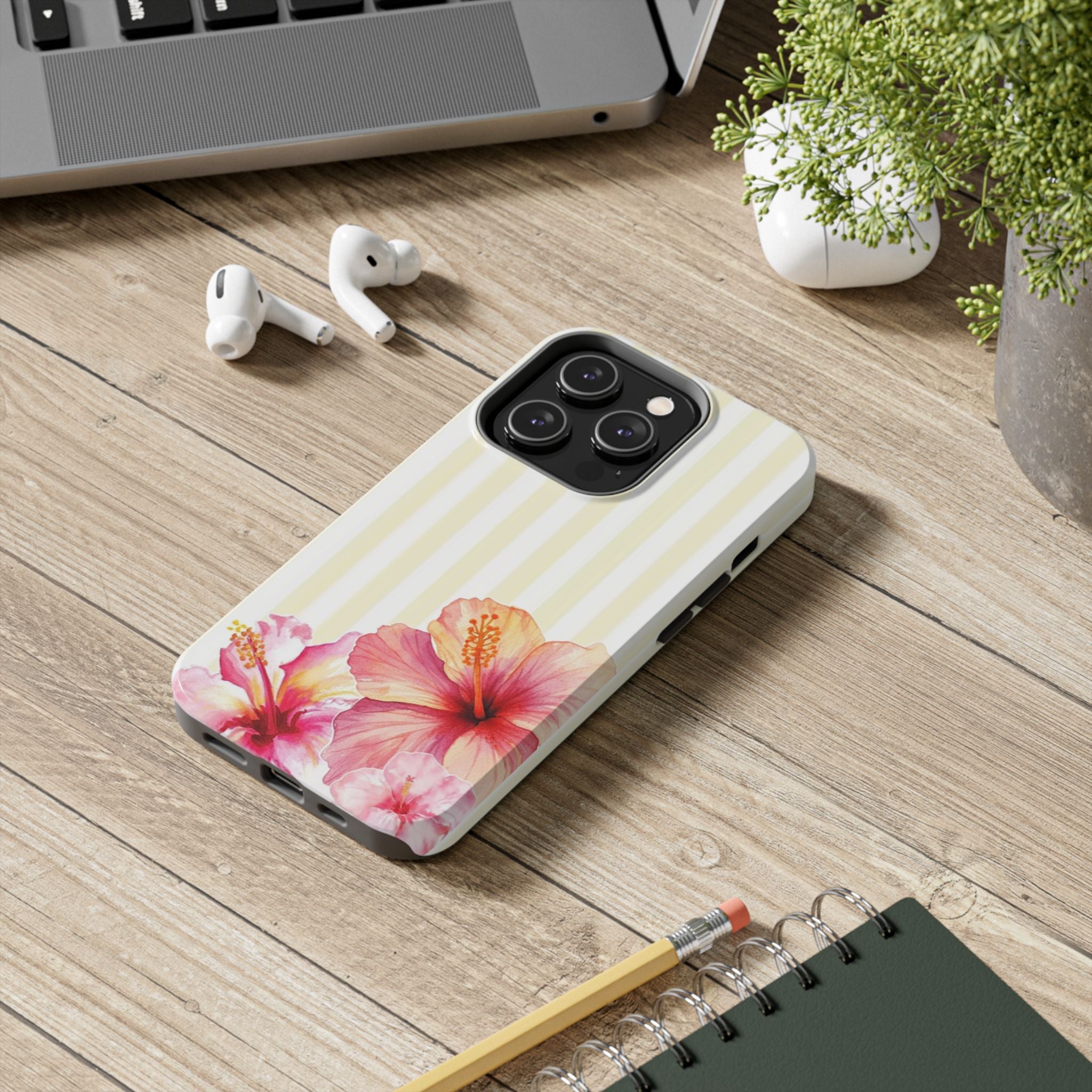 Yellow Stripe- Phone Case